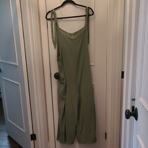 Hunter & Brown Wide Leg Midi Jumper With Pockets Size Medium NWT